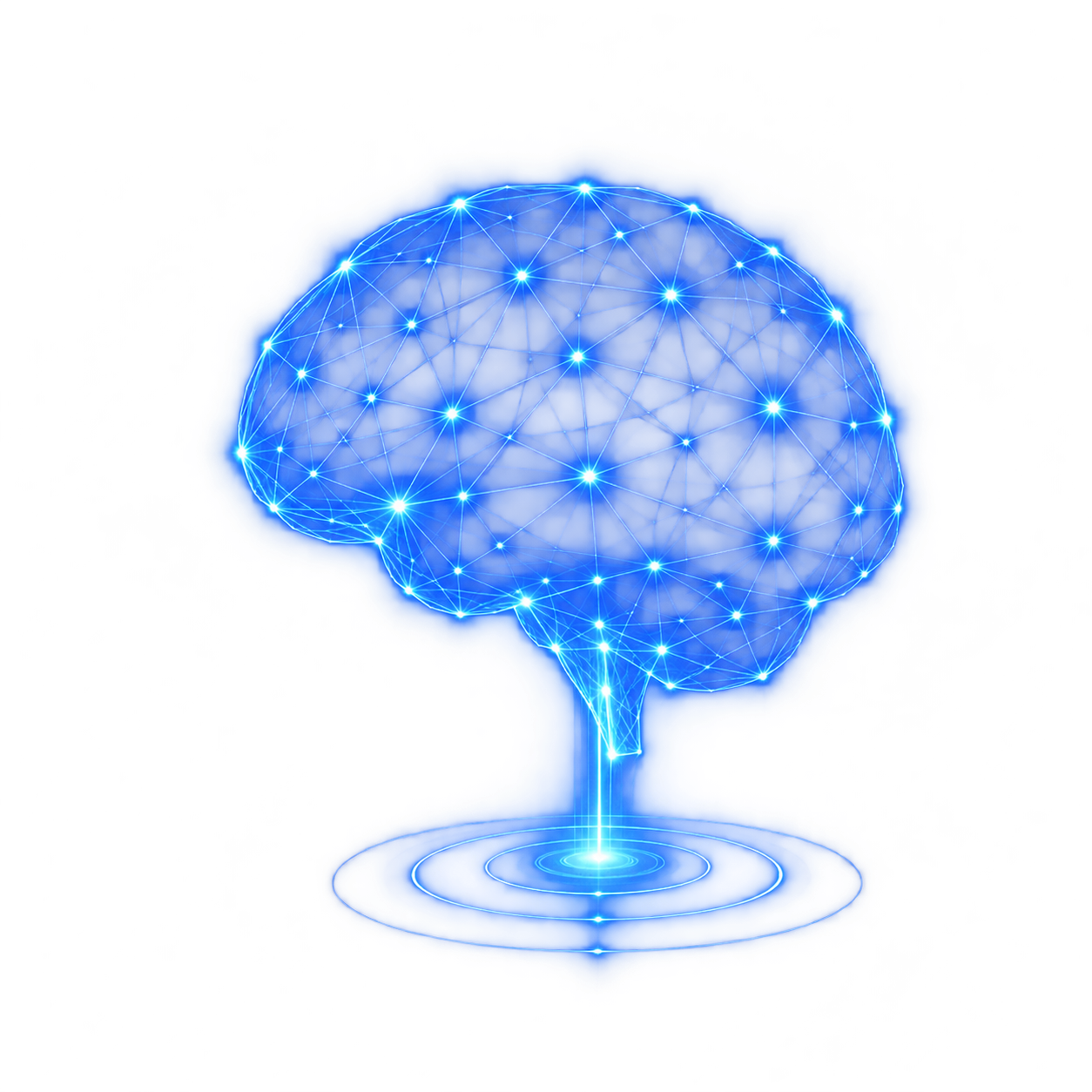Cérebro holográfico formado por conexões de inteligência artificial